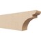 Ekena Millwork 4in. W x 8in. H x 24in. L Yorktown Woodgrain TimberThane Rafter Tail, Primed Tan RFTUR04X08X24YORRCPR - alternate 1